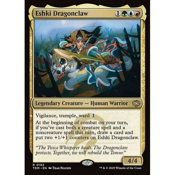 MtG Tarkir: Dragonstorm Rare Eshki Dragonclaw #182