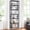 Black, variant on HOMISSUE Tall Bookshelf, 84 Inch  Bookshelf with Metal Frame and Open Shelves, 7 Tier Metal Bookshelves and Bookcases, Rustic Tall Book Shelf for Office, Living Room and Bedroom, Black