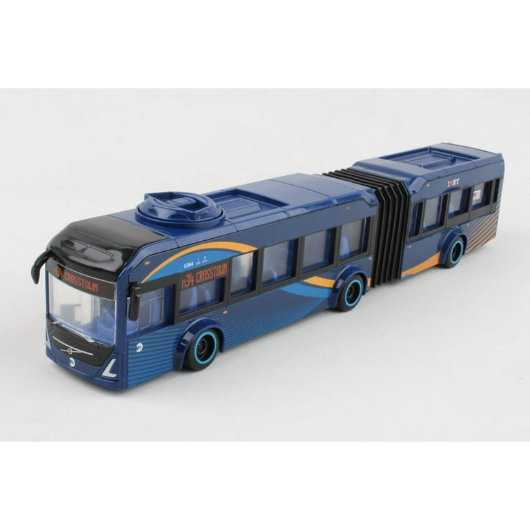 MTA Models Volvo Articulated Bus Toy, 1:43 Scale, Paint