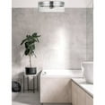 thumbnail image 2 of Dainolite 2 Light Incandescent Flush Mount Polished Chrome with Clear Glass, 2 of 3