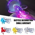 thumbnail image 2 of Lttoisl Wind Powered Airplane Model Decorative Light for Helmets & Motorcycles, Propeller Spins, Energy-Saving, Compact Safety LED Indicator, 8.8x6cm, 2 of 8