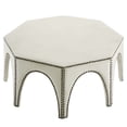 thumbnail image 4 of Modway Victory Performance Velvet Ottoman in Ivory, 4 of 7