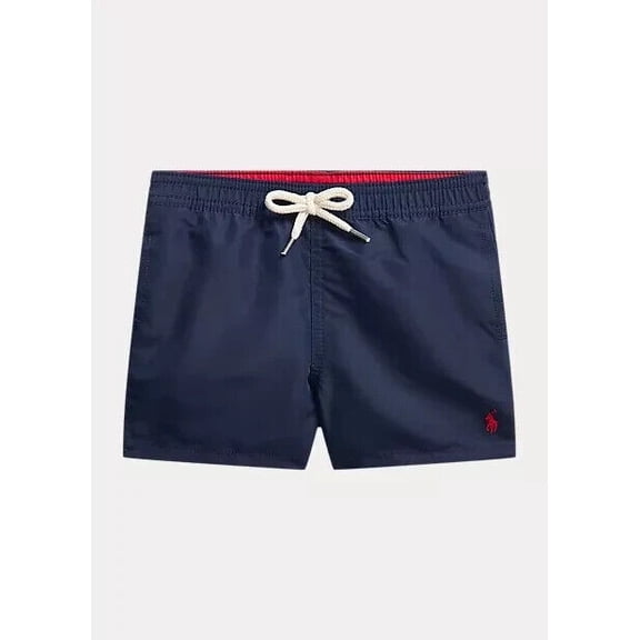 New Polo Ralph Lauren Baby Boys Traveler Swim Trunk Drawstring Navy 24M 24 M