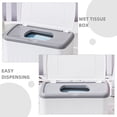 thumbnail image 4 of Shisuyan Creative Large Capacity Wet Tissue Box For Home Use Rectangular Plastic Tissue Box Cover Organizer For Baby Wipes And Bathroom Wipes Dispenser, 4 of 8