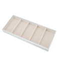 thumbnail image 4 of 5 Grid Glasses Case Multifunction Space Saving 5 Slot Sunglasses Holder Storage Box Silver Gray, 4 of 14