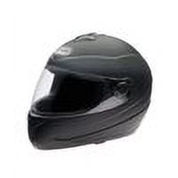 MMG Adult Full Face Helmet DOT – Matte Black X-LARGE (with Spare Shield) Model 26