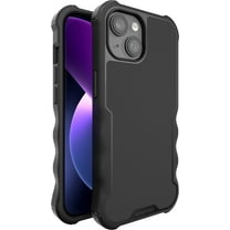Smartish iPhone 15 Protective Case - Gripzilla Compatible with MagSafe [Rugged   Tough] Heavy Duty Armored Slim Cover with Drop Protection - Black Tie Affair