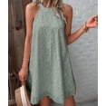 thumbnail image 4 of Swimsuit Cover Up for Women Crochet Hollow Out Summer Dresses for Women Dark Green XL, 4 of 9