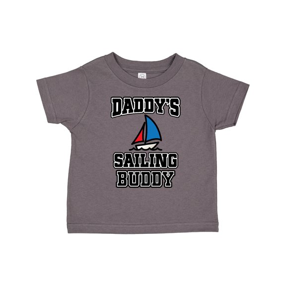 Inktastic Daddy Sailing Buddy Sailboat Boys or Girls Toddler T-Shirt
