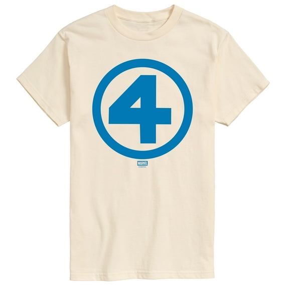 Marvel - Fantastic Four Logo Blue - Men's Short Sleeve Graphic T-Shirt