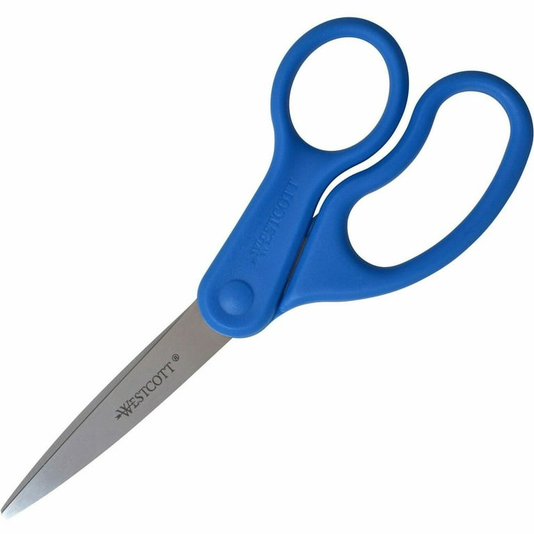 Westcott Preferred Line Stainless Steel Scissors, 8 Long, Blue