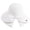 White, variant on Women's Bowknot Backless Straw Sun Hat Foldable Uv Protection Wide Brim Beach Hat Adjustable Breathable Floppy Cap For Summer Vacation Travel Adjustable Hat For Warm Weather Outings