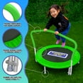 thumbnail image 3 of Sportspower My 1st Trampoline 36" Indoor/Outdoor Mini Rebounder Trampoline with No-Gap Padded Cover, for Toddlers & Kids, Max Weight Capacity 220 LBS - LIME GREEN, 3 of 6