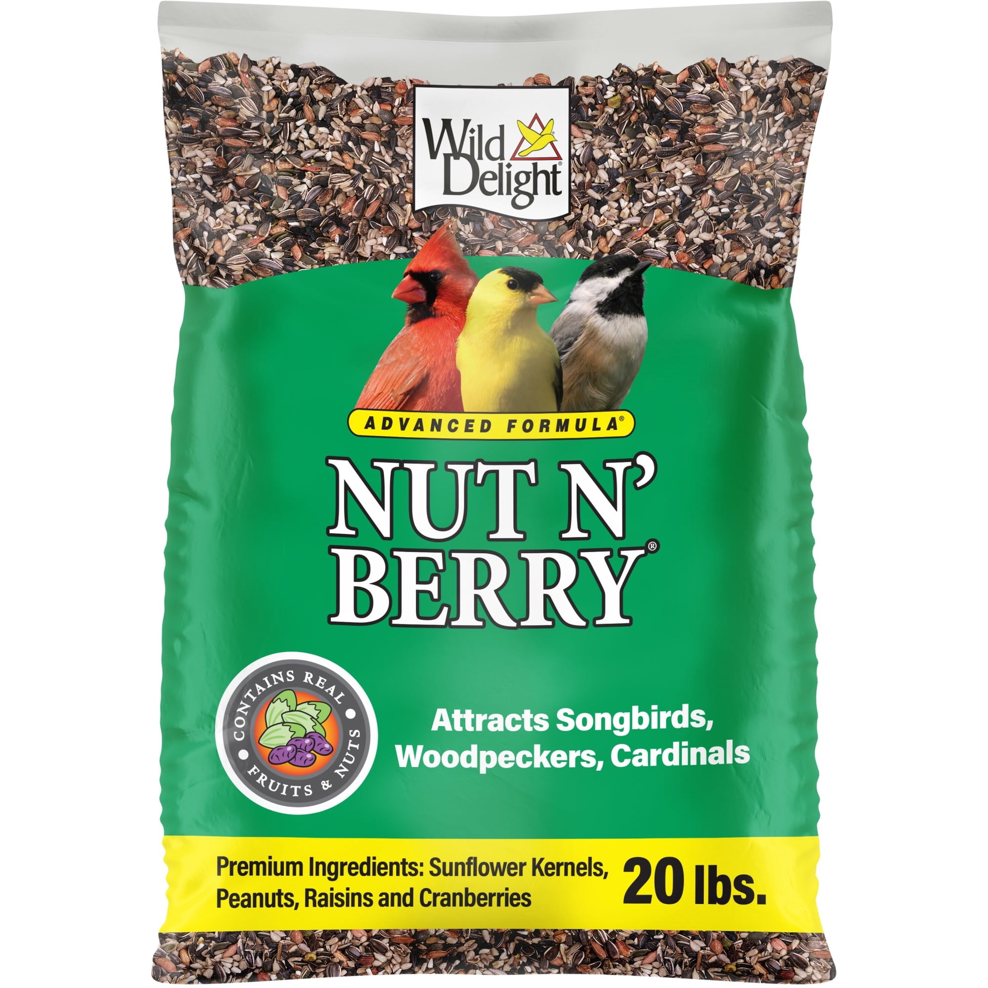 Wild Delight Advanced Formula Nut N Berry Wild Bird Food 20 lb