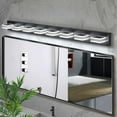 thumbnail image 3 of ACE-LIGHTS,Modern 8-Light(6000K) Rotatable & Dimmable LED Vanity Light with Acrylic Shades,Sleek Bathroom Wall Fixture for Bathroom,Dressing Room,Mirror Cabinet,Living Room,Bedroom(Black）, 3 of 8