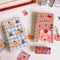 thumbnail image 5 of Mini Binder with Cash Envelope - Cute pattern binder wallet, Cash Organizer, Mini 6 ring binder,style:style1;, 5 of 5
