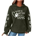 thumbnail image 2 of HomeGardon Womens Hoodie Graphic Hoodies for Women Print Round-Neck Long Sleeve Loosen Sweatshirt Pullover Blouse,S-XXXL, 2 of 5