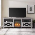 thumbnail image 1 of 70 Inch Tv Stand Living Room Furniture Stone freight Free Home My Lux Decor Round, 1 of 5