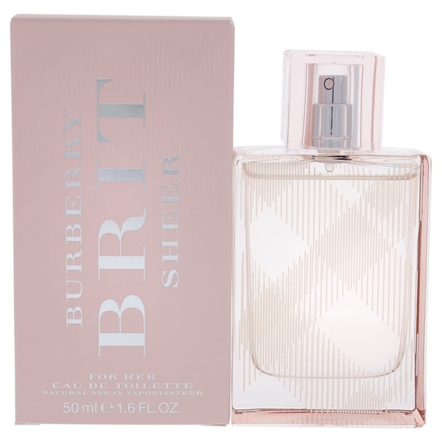 Perfume EDT Spray Burberry Burberry Brit Sheer EDT Spray Dama 1.6 oz
