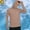 Coffee, variant on Mens UPF 50+ Sun Protection Hoodie Plain Thumb Hole Stretchy Shirts for Commute, Summer Full Face Cover Breathable Shirts