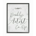 thumbnail image 2 of Stupell Brooklyn Artist Co-Op Typography Framed Giclee Texture Art 11 x 14, 2 of 4