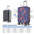 thumbnail image 4 of Susaid Retro plants forest animals Print Elastic Washable Suitcase Cover with Hidden Zipper, Fits 18-32 Inch Luggage for Protection During Travel-Medium, 4 of 7