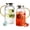 2.5L-2pcs, variant on 2 PACK Glass Water Pitcher with and Handles,84 Ounces/2.5 Liters Classic Vertical Stripe.Heat Resistant, for Cold Brewing,Various Types of ,Coffee,Lemonade,and Homemade Beverages