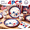 A+B+C+D, variant on 4Th Of July Floral Paper Plates, 50 Pack Disposable Patriotic Flower Plates, Lightweight Party Tableware for independence Day Bbq Picnic Family indoor Outdoor Holiday Gathering Decor