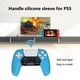 thumbnail image 3 of Sywqhk Funda protectora de silicona suave Gamepad para tapas de agarre de pulgar PS5 (azul), 3 of 8