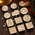 Christmas Tree Snowflake Wax Seal Stamp Vintage Brass Head for Holiday
