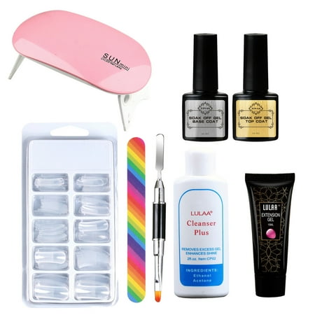 Poly Uv Gel Nail Builder Extension Kit LED Lamp Nail Gel Polish Set Extension Polygel Nail Kit | Walmart Canada Poly Uv Gel Nail Builder Extension Kit LED Lamp Nail Gel Polish Set Extension Polygel Nail Kit | Walmart Canada