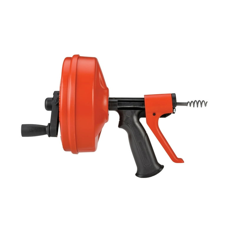 RIDGID Power Spin+ 1/4 in. x 25 ft. Hybrid Drain Cleaning Snake Auger  (Manual or Cordless Drill Operated, Tool Only) 57043 - The Home Depot