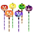 thumbnail image 2 of Luces solares para caminos de Jack-O-Lantern con temática de Jack-O-Lantern para decoración de jardín al aire libre, 2 of 5