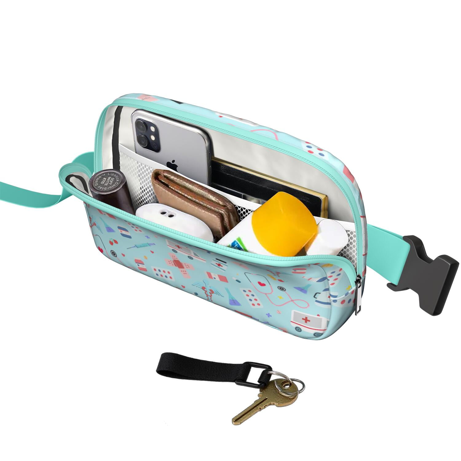 Nurse Life Fanny Pack – Cute Nursing Waist Bag with Funny Print for Future Nurses, Perfect for Saving Lives Every Day in Style