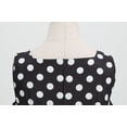 thumbnail image 4 of B91xZ Robes Sans Manches pour Femmes Robe Pull Boutonnée Col en V Décontractée Été Robe Maxi Ample en Tricot, Noir m, 4 of 5