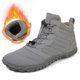 thumbnail image 1 of Carreras Trail Botas Informales Tobillo Minimalista Entrenadores Descalzos Nieve Invierno Implaz No Deslizante para Escalar, 1 of 9