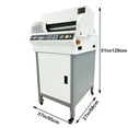 thumbnail image 2 of 18" Electric Heavy Paper Cutter Automatic Paper Stack Cutting Machine Digital Numerical Control Paper Guillotine 110V, 2 of 13