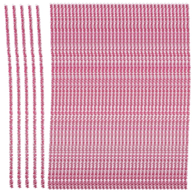 100Pcs DIY Twisted Sticks Material Chenille Stems Twisting Fluffy DIY Sticks for DIY Lover