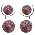 thumbnail image 2 of Yokua Women Colorful Sequins Nipple Cover Tassels Breast Pasties Adhesive Chest Pad, 2 of 12
