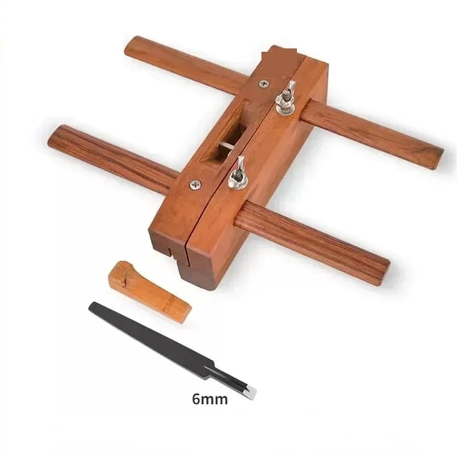 Rabot Réglable en Bois pour Menuiserie, Outil de Taille Poli pour Charpentier, Rabot à Main pour Faire des Modèles DIY, Largement Utilisé