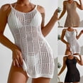thumbnail image 1 of Sentmoon Cache-Maillots Sans Manches Maillot de Bain pour Femmes Coupe Ample Grande Taille Col Ras du Cou Cardigans pour Femmes Vacances d'Été pour Maternité et Allaitement Taille Unique, 1 of 8