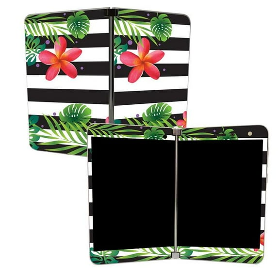 MightySkins MISURDUO-Tropical Stripes Skin for Microsoft Surface Duo - Tropical Stripes