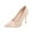 Beige, variant on Women's Low Kitten Heel Pumps Classic Fashion Dress Pumps Simple Heeled Shoes for Office Work