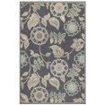 thumbnail image 1 of Trans-Ocean Importe RVI80763033 Tapis d'Intérieur & d'Extérieur Liora Manne Riviera Floral Cep - Navy, 1 of 1
