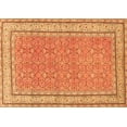 thumbnail image 1 of Ahgly Company Indoor Rectangle Oriental Orange Traditional Area Rugs, 4' x 6', 1 of 1
