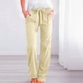 thumbnail image 2 of Pantalons Longs Décontractés pour Femmes avec Taille Élastique, 2 of 6