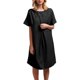 thumbnail image 1 of Vestido informal con botones para mujer - Cuello redondo - Elegante para el día a día - Poliéster - Primavera/verano - Tallas S-XXL, 1 of 8