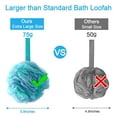 thumbnail image 2 of RUseeN 4 Pieces 75g Loofahs Shower Bath Sponges Exfoliating Loofah Wash Scrunchies Bath Sponges for Shower, 2 of 10