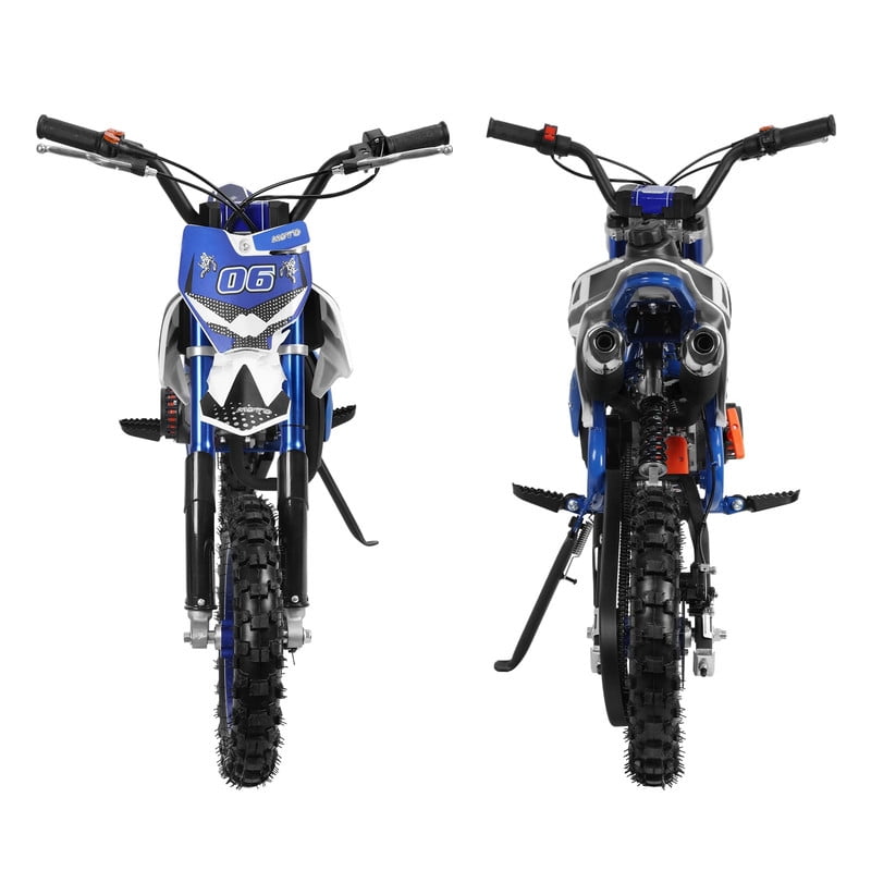 Kids Dirt Bike, 49cc 2-Stroke Motocross Bike, Gas Power Off Road Mini Motorcycle for Kids, Pocket Rocket Bike with Front Rear Disc Brakes, 2-Stroke Motor,,Fast Delivery from USA