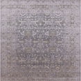 thumbnail image 1 of Ahgly Company Machine Washable Indoor Square Industrial Modern Silver Pink Area Rugs, 6' Square, 1 of 7